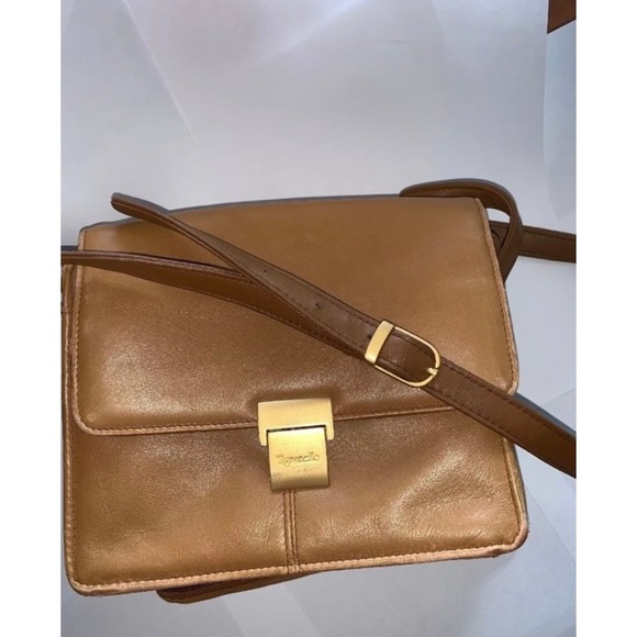 TIGNANELLO Brown Leather Crossbody Shoulder Purse - Picture 6 of 8